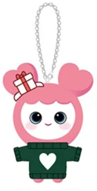 lovely冬季包挂 桃