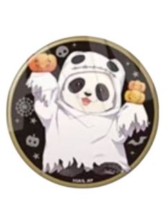 熊猫-中外矿业万圣节Q版吧唧