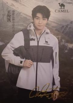 骆驼代言双面卡-资料图