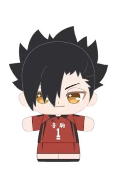 黑尾铁朗-站姿迷你Q版队服毛绒玩偶