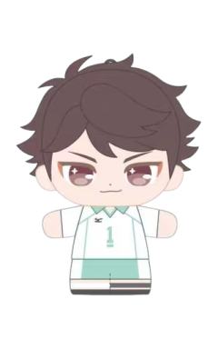 及川彻-站姿迷你Q版队服毛绒玩偶