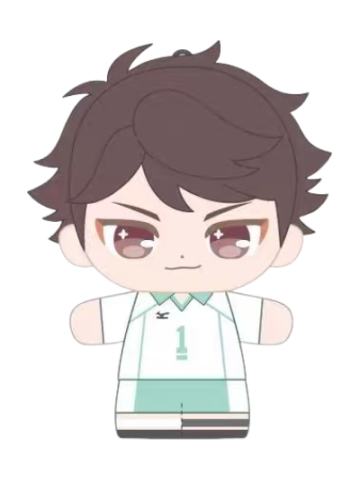 及川彻-站姿迷你Q版队服毛绒玩偶