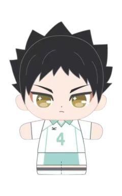 岩泉一-站姿迷你Q版队服毛绒玩偶