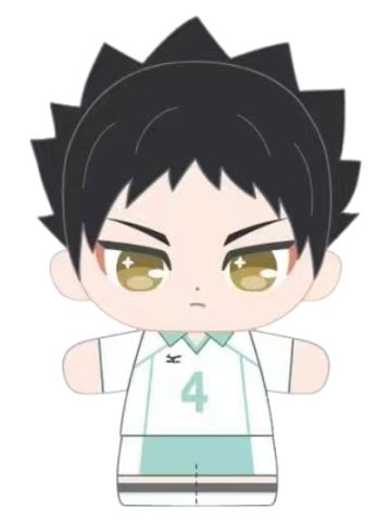 岩泉一-站姿迷你Q版队服毛绒玩偶