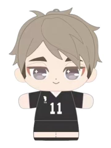 宫治-站姿迷你Q版队服毛绒玩偶