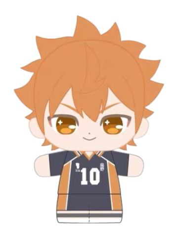 日向翔阳-站姿迷你Q版队服毛绒玩偶