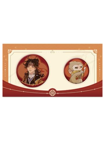 吴承恩成年双闪徽章-墨绘齐天系列