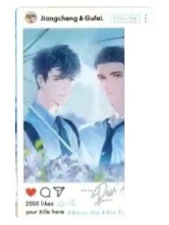 蒋丞&顾飞5赠品拍立得-晨绊系列