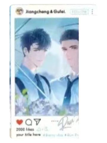 蒋丞&顾飞5赠品拍立得-晨绊系列