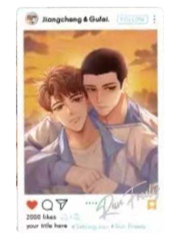 蒋丞&顾飞8赠品拍立得-晨绊系列