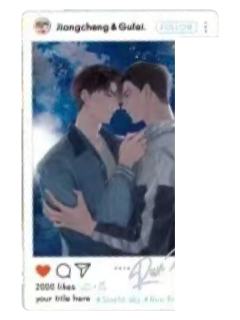 蒋丞&顾飞2赠品拍立得-晨绊系列