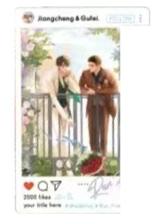 蒋丞&顾飞1赠品拍立得-晨绊系列