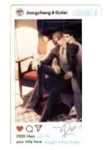 蒋丞&顾飞6赠品拍立得-晨绊系列