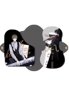 顾昀迟&温然马口铁徽章-奏鸣曲系列