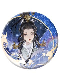 邓绥马口铁徽章-绘色染春系列