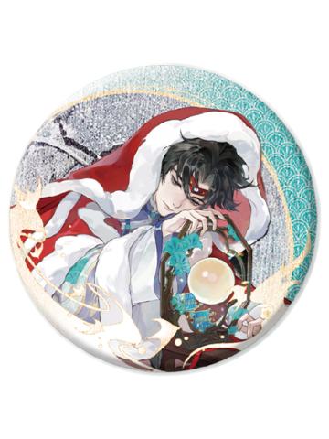 曹雪芹马口铁徽章-绘色染春系列