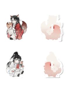 尘不到&闻时厚亚克力小立牌套组-哄人系列