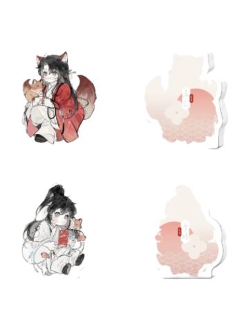 尘不到&闻时厚亚克力小立牌套组-哄人系列