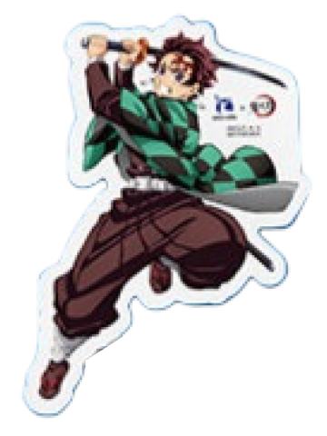 灶门炭治郎贴纸-瑞幸联动系列