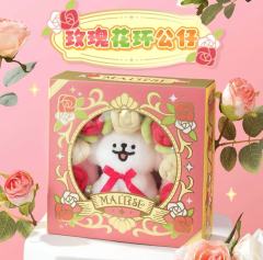 玫瑰花环公仔
