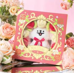 玫瑰花环公仔-资料图