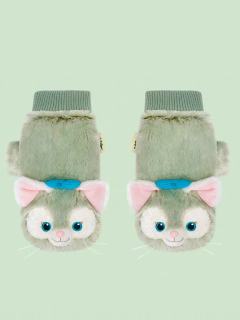 杰拉多尼半指毛绒手套