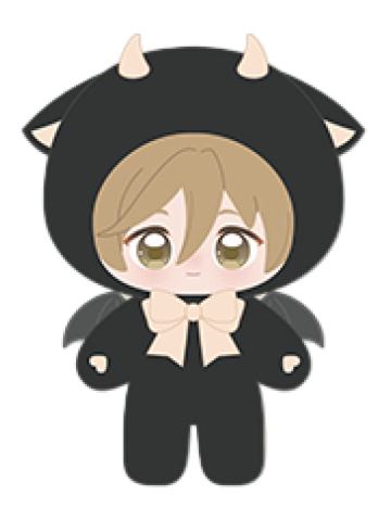 真白友也(Shadow款)-ES珍藏系列玩偶-Shine & Shadow