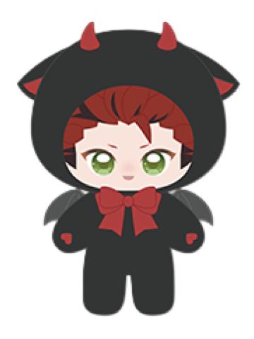 鬼龙红郎(Shadow款)-ES珍藏系列玩偶-Shine & Shadow