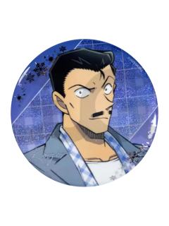 毛利小五郎-谷谷逛谷独眼的残像马口铁徽章第二弹