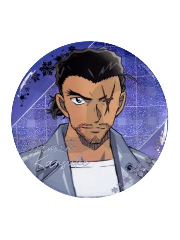 大和敢助-谷谷逛谷独眼的残像马口铁徽章第二弹