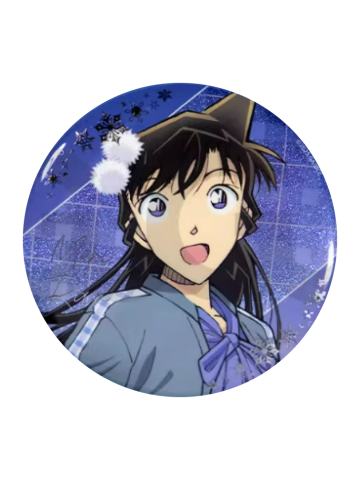 毛利兰-谷谷逛谷独眼的残像马口铁徽章第二弹