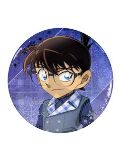 江户川柯南-谷谷逛谷独眼的残像马口铁徽章第二弹