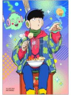 影山茂夫＆小酒窝(特典明信片)-maru小吃街关东煮抽赏