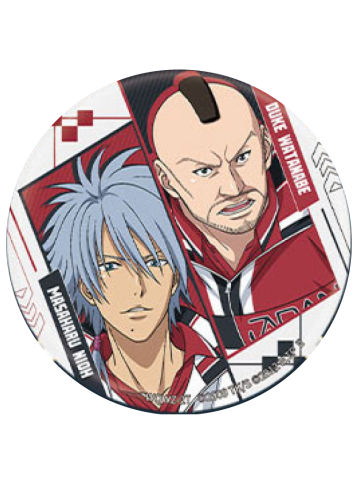 仁王雅治&Duke·渡边(双人款)-卡游穹冕之约系列马口铁徽章