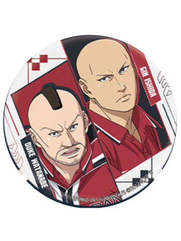 Duke·渡边&石田银(双人款)-卡游穹冕之约系列马口铁徽章