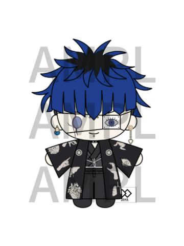 面影歪-Aniplex豆豆眼玩偶挂件第二弹