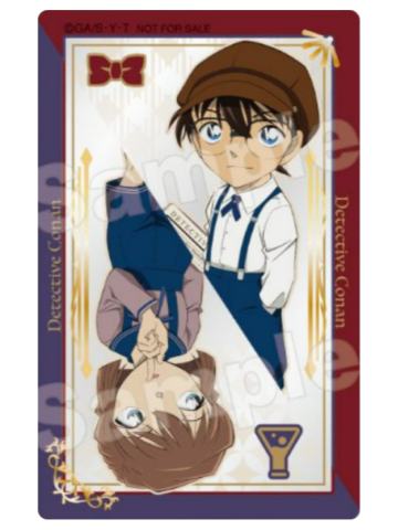 江户川柯南&灰原哀(抱盒特典)-AGF复古摩登系列亚克力透卡