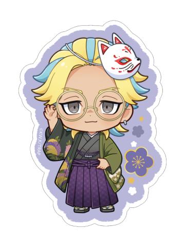 灰谷龙胆-京mafu和服ver.Q版贴纸