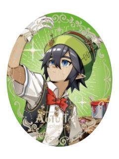 卡米尔(隐藏款)-九周年限定童话系列等比角色椭圆徽章