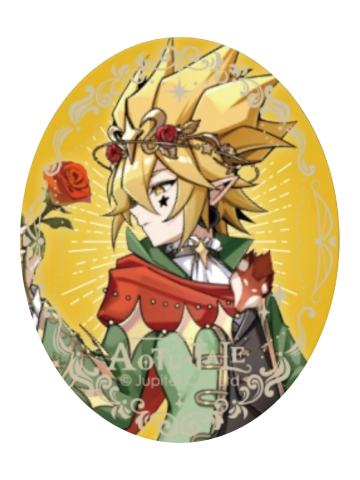 嘉德罗斯-九周年限定童话系列等比角色椭圆徽章