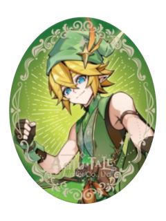 金-九周年限定童话系列等比角色椭圆徽章