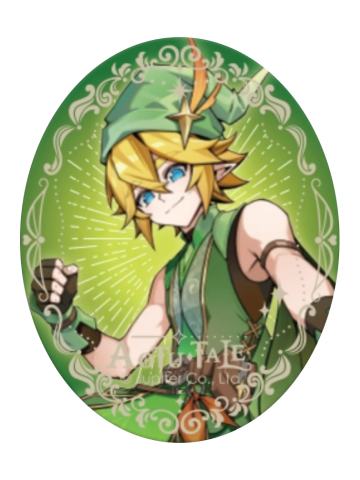 金-九周年限定童话系列等比角色椭圆徽章
