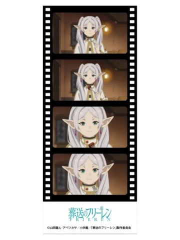 芙莉莲b-ORBcafe四宫格胶片透卡