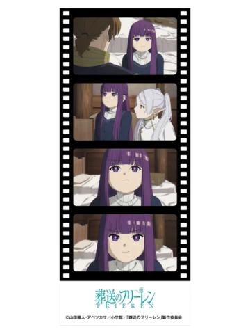 芙莉莲&菲伦b-ORBcafe四宫格胶片透卡