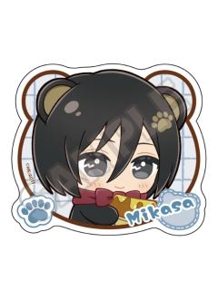 三笠·阿克曼-饿肚子小熊贴纸