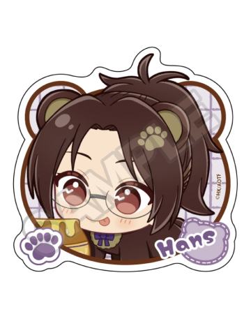 韩吉·佐耶-饿肚子小熊贴纸