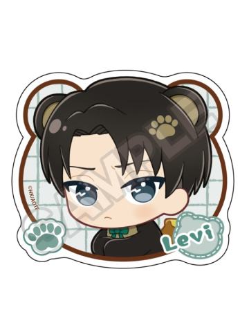 利威尔·阿克曼-饿肚子小熊贴纸