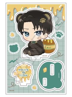 利威尔·阿克曼-饿肚子小熊立牌