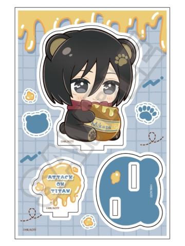 三笠·阿克曼-饿肚子小熊立牌