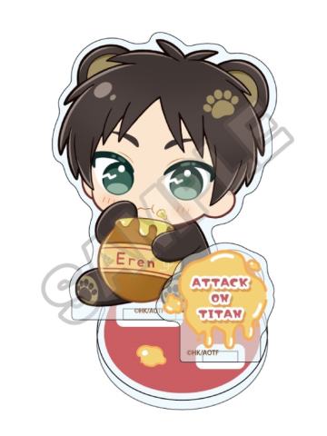 艾伦·耶格尔-饿肚子小熊立牌